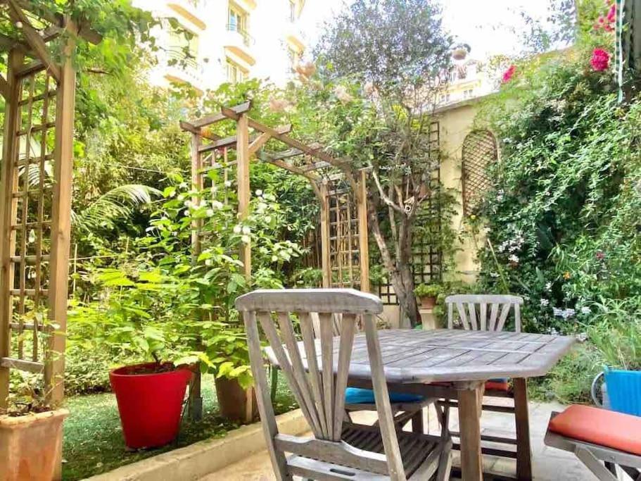 Homelivia, Luxueux Appartement Avec Jardin Prive Nice Eksteriør billede